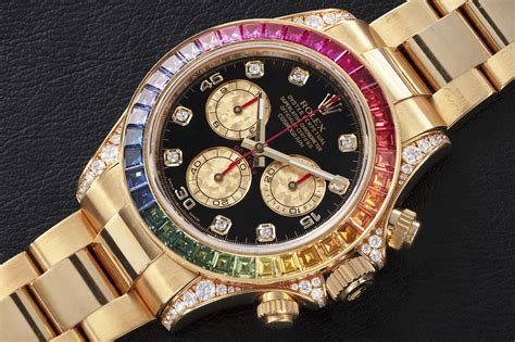 rolex daytona with diamond dial|Rolex daytona gold with diamonds.